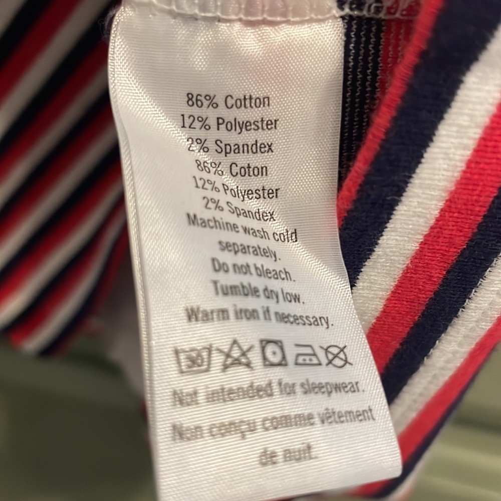 Janie & Jack Striped Ruffle Patriotic Casual Dress - Picture 7 of 9
